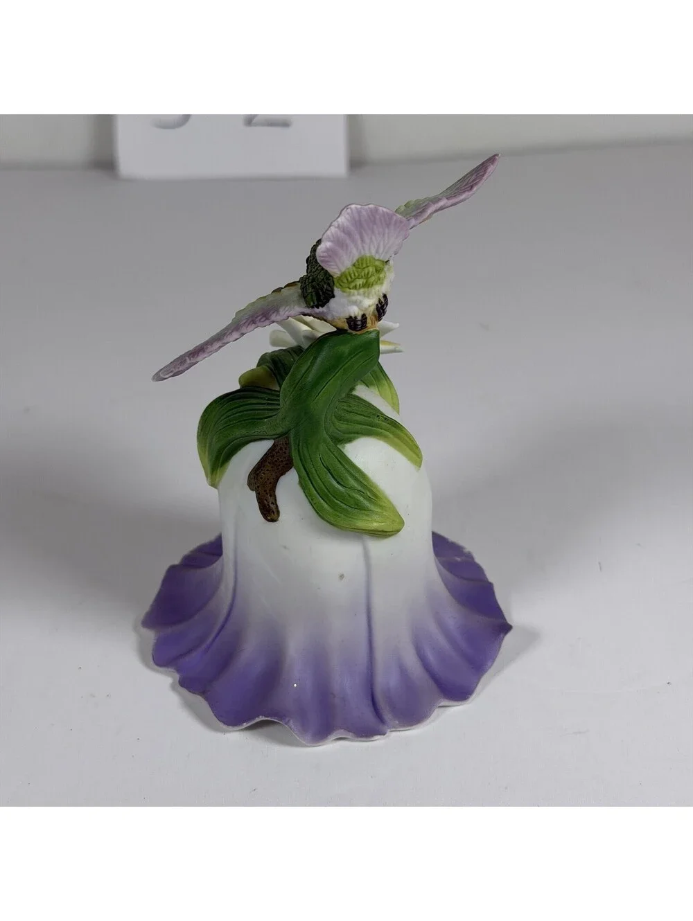 Vintage 2000 Avon Porcelain Hummingbird Bell Collectible Figurine S-2